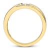 Thumbnail Image 1 of Men's Diamond Wedding Band 1/3 ct tw Round 14K Two-Tone Gold