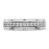 Thumbnail Image 2 of Men's Diamond Wedding Band 1/3 ct tw Round 14K White Gold