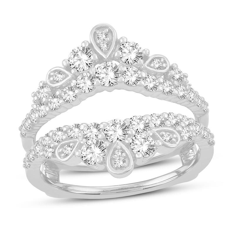 Diamond Enhancer Ring 1-1/4 ct tw Round 14K White Gold