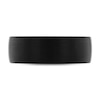 Thumbnail Image 3 of Men's Black Sapphire Tungsten Carbide Wedding Band