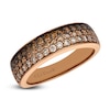 Thumbnail Image 1 of Le Vian Chocolate Diamond Ring 7/8 ct tw Round 14K Strawberry Gold