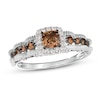 Thumbnail Image 1 of Le Vian Chocolate Diamond Ring 7/8 ct tw 14K Vanilla Gold