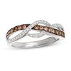 Thumbnail Image 1 of Le Vian Chocolate Diamond Ring 1/3 ct tw Round 14K Vanilla Gold