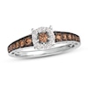 Thumbnail Image 1 of Le Vian Chocolate Diamond Ring 1/2 ct tw Round 14K Vanilla Gold