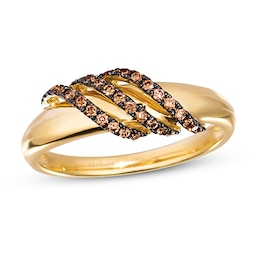Le Vian Diamond Ring 1/6 ct tw Round 14K Honey Gold