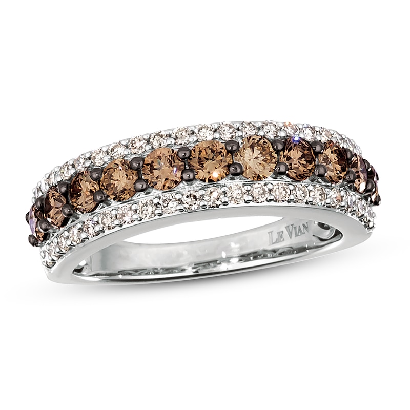 Le Vian Diamond Ring 1 1/3 ct tw Round 14K Vanilla Gold