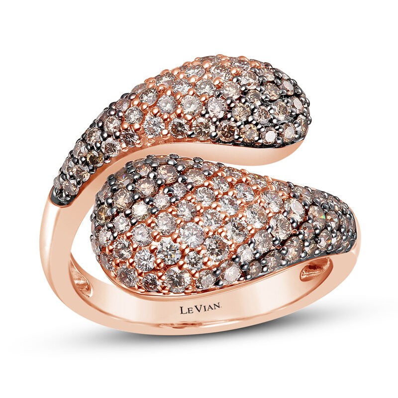 Main Image 1 of Le Vian Diamond Ring 1 1/2 ct tw Round 14K Strawberry Gold