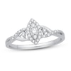 Thumbnail Image 1 of Diamond Ring 1/5 ct tw Round 10K White Gold