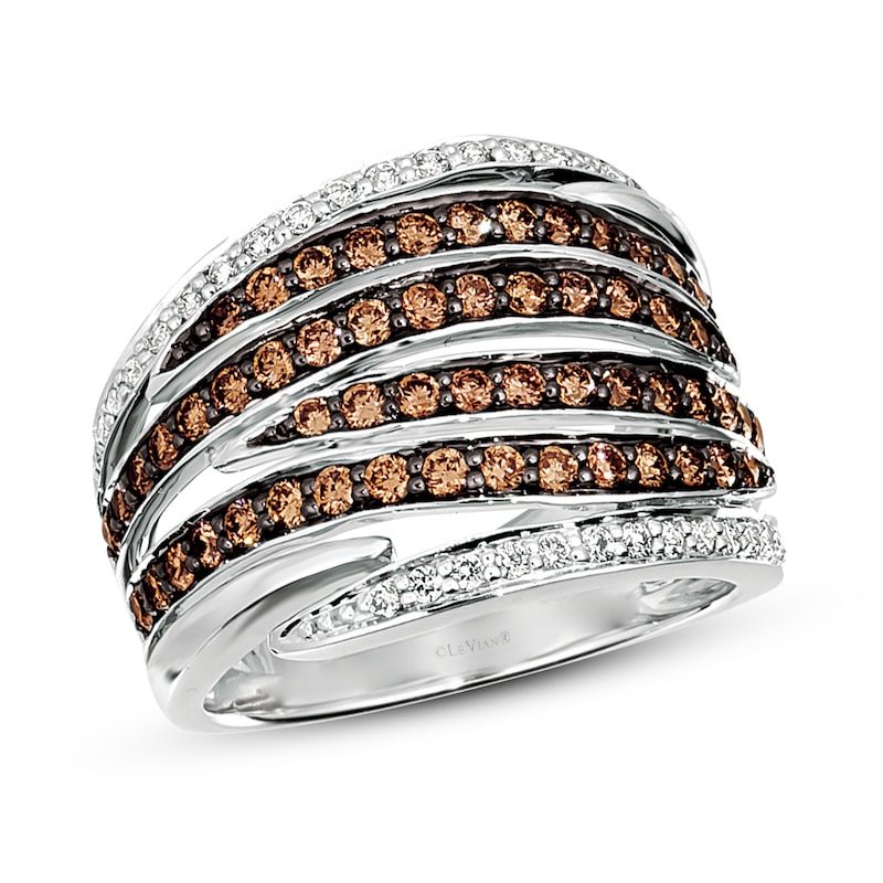 Main Image 1 of Le Vian Diamond Ring 1 1/5 ct tw Round 14K Vanilla Gold