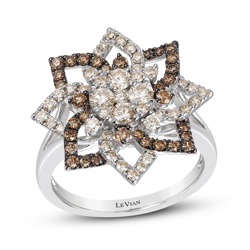 Main Image 1 of Le Vian Diamond Ring 7/8 ct tw 14K Vanilla Gold