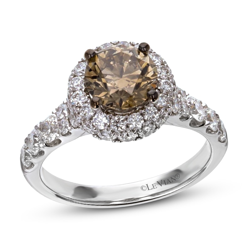 Main Image 1 of Le Vian Diamond Ring 2-1/2 ct tw Round 18K Vanilla Gold