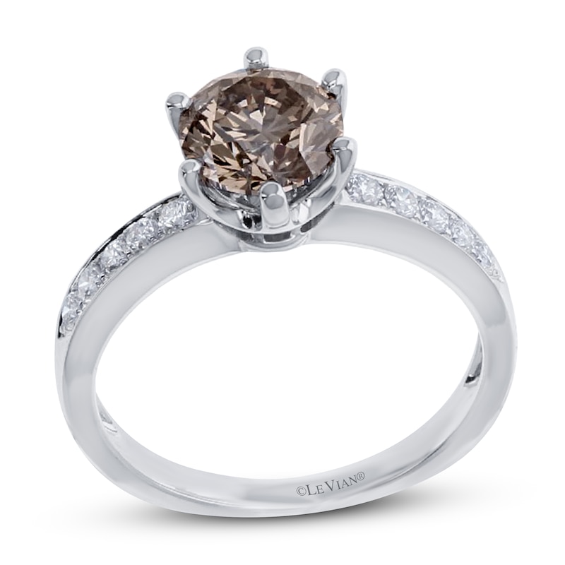 Main Image 1 of Le Vian Diamond Ring 1-1/2 ct tw Round 18K Vanilla Gold