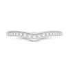 Thumbnail Image 3 of Diamond Contour Ring 1/6 ct tw Round 14K White Gold