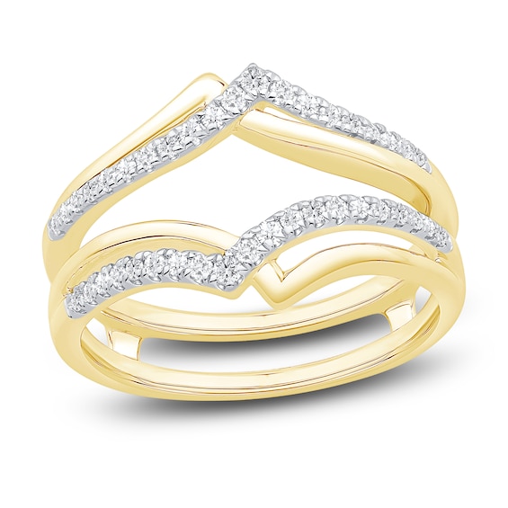 Diamond Enhancer Ring 14 ct tw Round 14K Yellow Gold
