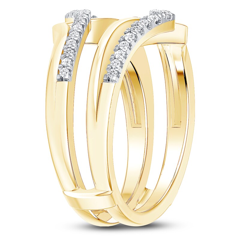 Main Image 2 of Diamond Enhancer Ring 1/4 ct tw Round 14K Yellow Gold