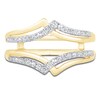 Thumbnail Image 3 of Diamond Enhancer Ring 1/4 ct tw Round 14K Yellow Gold