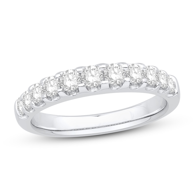 Main Image 1 of Diamond Wedding Band 3/4 ct tw Round 14K White Gold