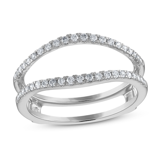 Diamond Enhancer Ring 14 ct tw Round 14K White Gold