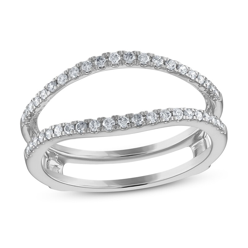 Diamond Enhancer Ring 1/4 ct tw Round 14K White Gold