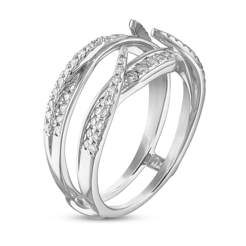 Main Image 2 of Diamond Enhancer Ring 1/2 ct tw Round 14K White Gold