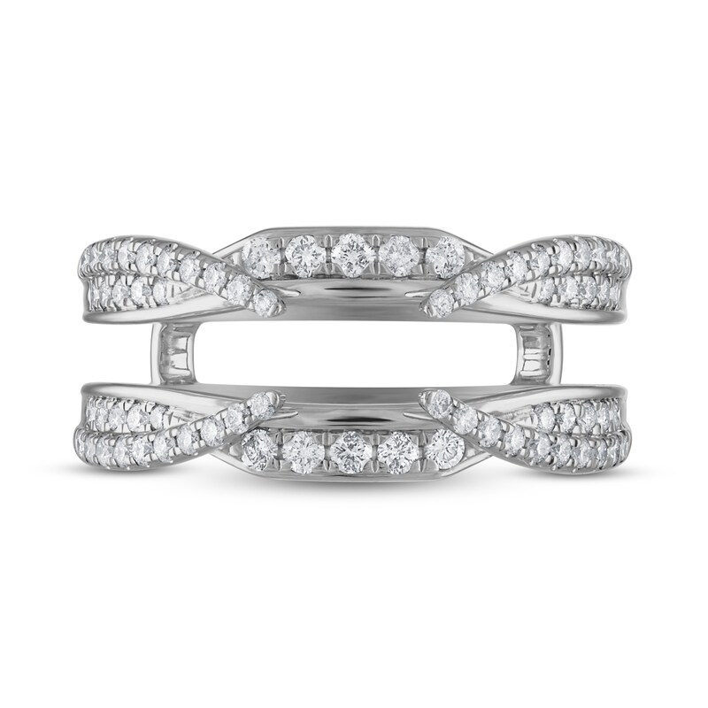 Main Image 3 of Diamond Enhancer Ring 1/2 ct tw Round 14K White Gold