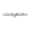Thumbnail Image 3 of Contour Ring Diamond Accents 14K White Gold