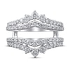 Thumbnail Image 3 of Diamond Enhancer Ring 1-1/3 ct tw Round 14K White Gold