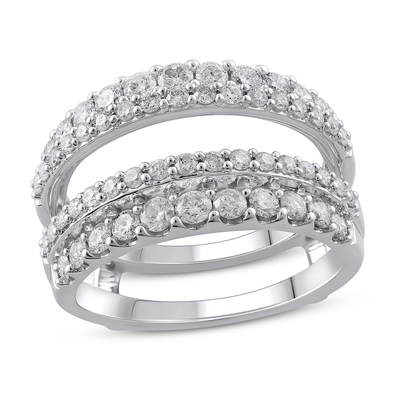 Main Image 1 of Diamond Enhancer Ring 1-1/4 ct tw Round 14K White Gold