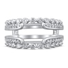 Thumbnail Image 3 of Diamond Enhancer Ring 3/4 ct tw Round 14K White Gold