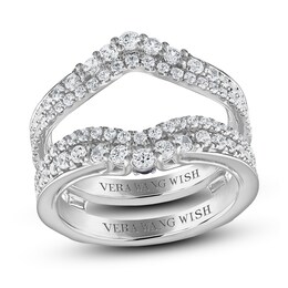 Vera Wang WISH Diamond Enhancer Ring 1 ct tw Round 14K White Gold