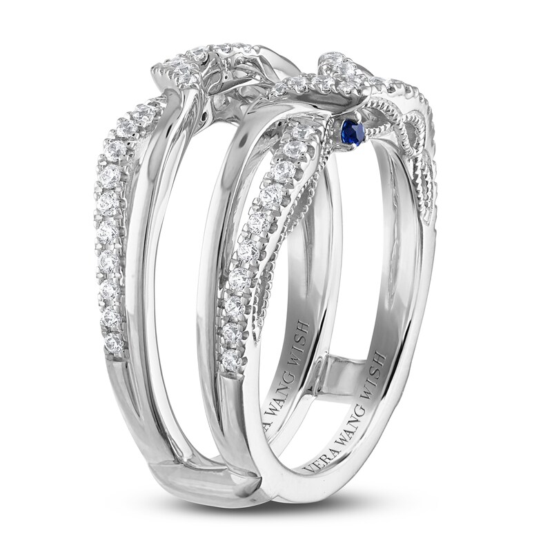 Main Image 2 of Vera Wang WISH Diamond Enhancer Ring 3/8 ct tw Round 14K White Gold