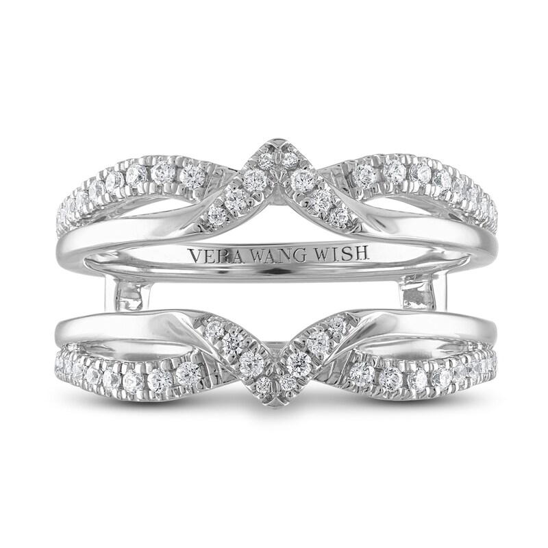 Main Image 3 of Vera Wang WISH Diamond Enhancer Ring 3/8 ct tw Round 14K White Gold