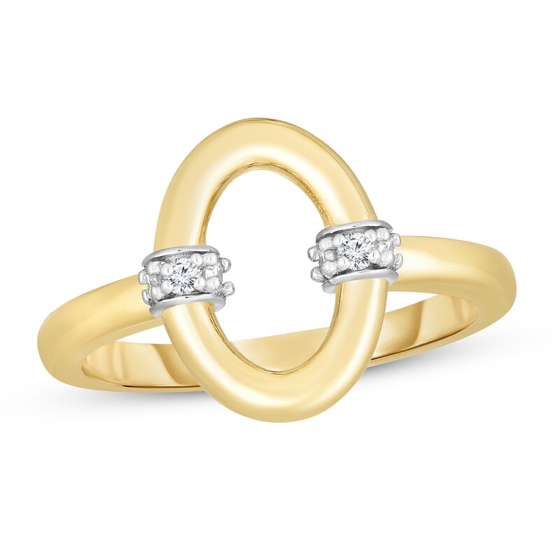 Main Image 1 of Diamond Ring 1/10 ct tw Round 10K Yellow Gold