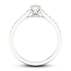 Thumbnail Image 2 of Diamond Promise Ring 1/4 ct tw Round 10K White Gold