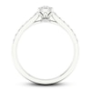 Thumbnail Image 3 of Diamond Promise Ring 1/4 ct tw Round 10K White Gold