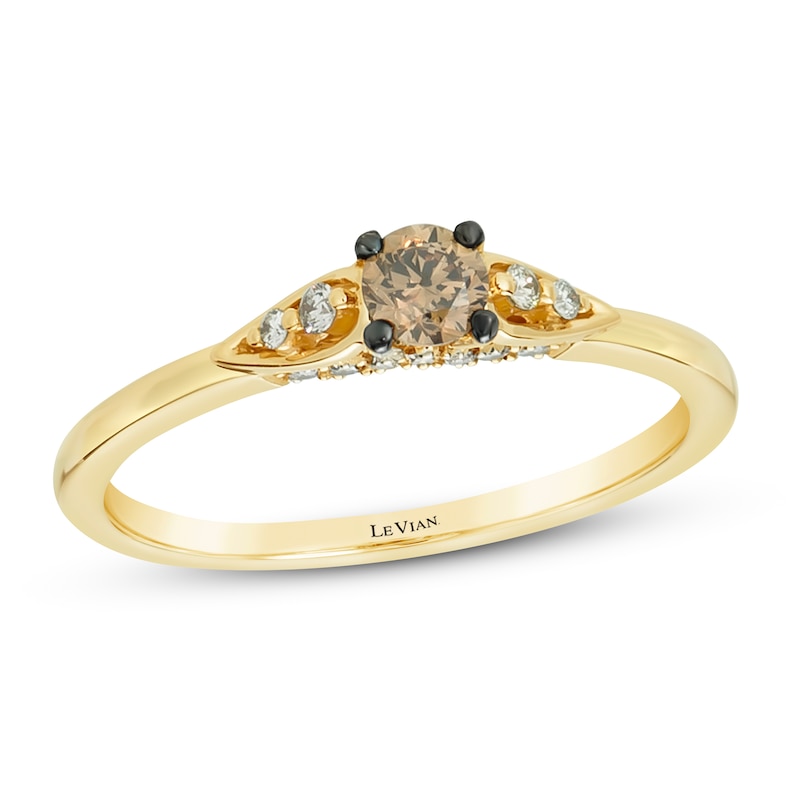 Main Image 1 of Le Vian Diamond Ring 1/4 ct tw 14K Honey Gold