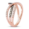 Thumbnail Image 2 of Le Vian Chocolate Diamond Ring 5/8 ct tw Round 14K Strawberry Gold