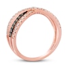 Thumbnail Image 2 of Le Vian Chocolate Diamond Ring 5/8 ct tw Round 14K Strawberry Gold