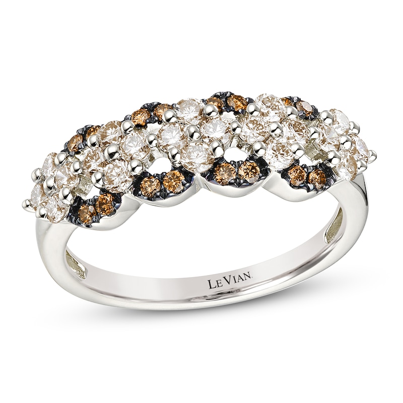 Main Image 1 of Le Vian Diamond Ring 5/8 ct tw Round 14K Vanilla Gold
