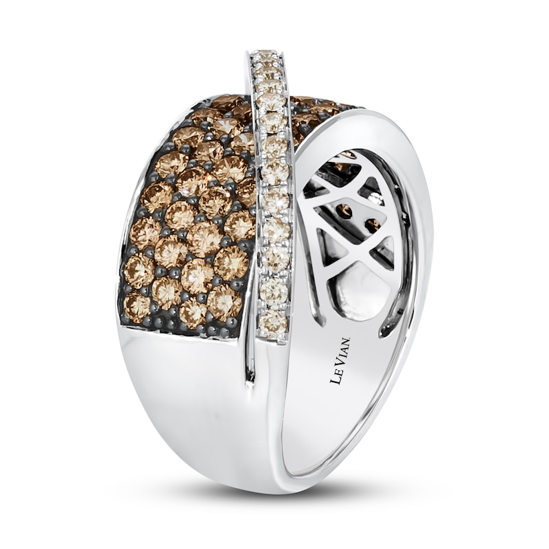 Main Image 2 of Le Vian Chocolate Diamond Ring 2 ct tw 14K Vanilla Gold