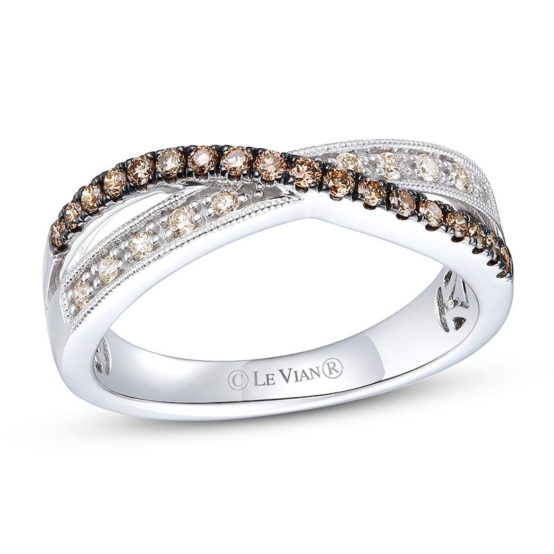 Main Image 1 of Le Vian Diamond Ring 1/4 ct tw Round 14K Vanilla Gold