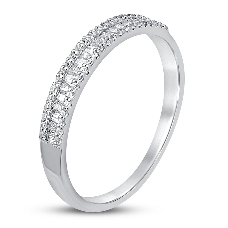Main Image 2 of Diamond Anniversary Ring 1/4 ct tw Round 14K White Gold