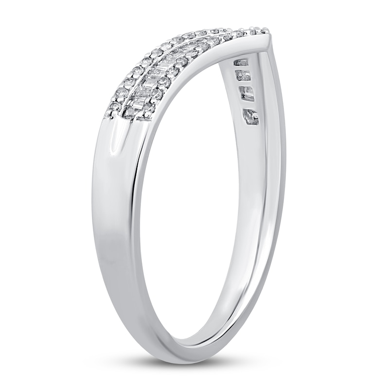 Main Image 2 of Diamond Enhancer Ring 1/4 ct tw Round 14K White Gold