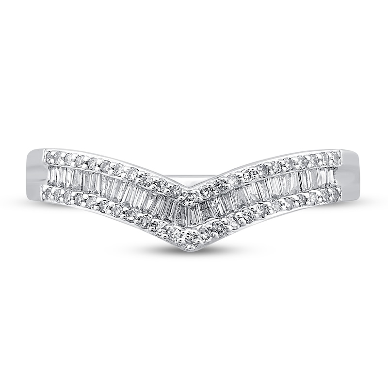 Main Image 3 of Diamond Enhancer Ring 1/4 ct tw Round 14K White Gold