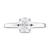 Thumbnail Image 2 of Vera Wang WISH Diamond Engagement Ring 1 ct tw Oval Platinum (VS2/I)