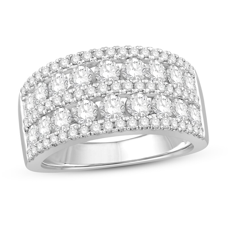Main Image 1 of Diamond Anniversary Band 2 ct tw Round 14K White Gold