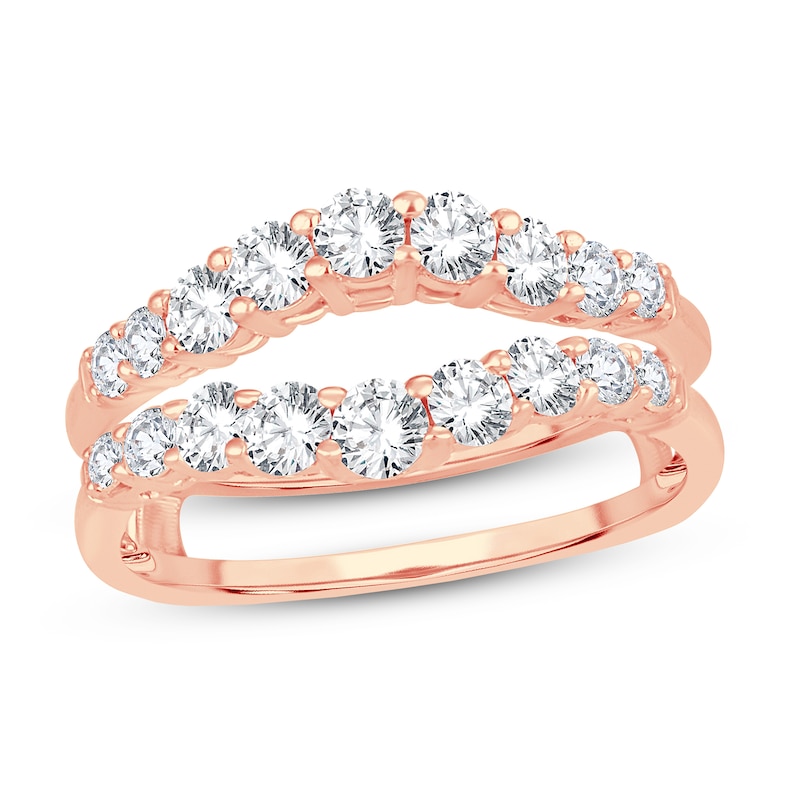 Diamond Enhancer Ring 1 ct tw Round 14K Rose Gold