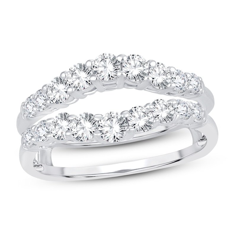 White Gold Diamond Ring Guard Enhancer