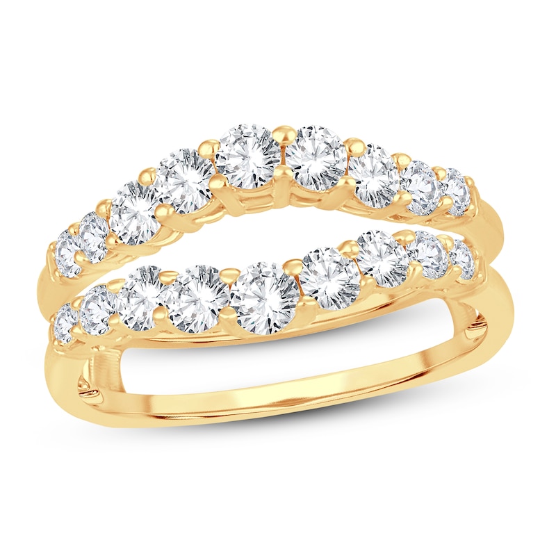 Diamond Enhancer Ring 1 ct tw Round 14K Yellow Gold
