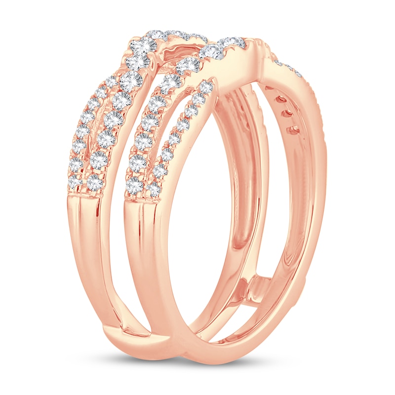 Main Image 2 of Diamond Enhancer Ring 5/8 ct tw Round 14K Rose Gold